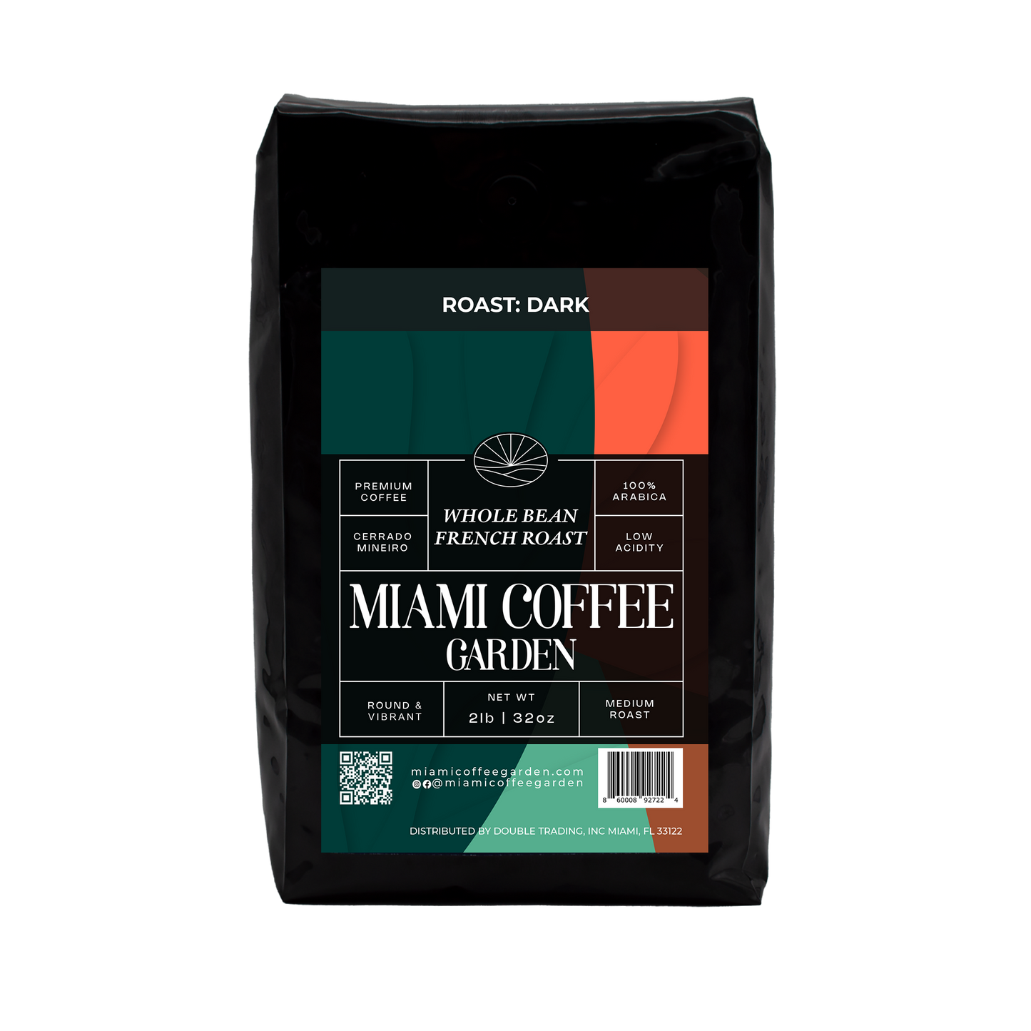 French Dark Roast, Miami Coffee Garden, Whole Coffee Beans, Fresh Roasted