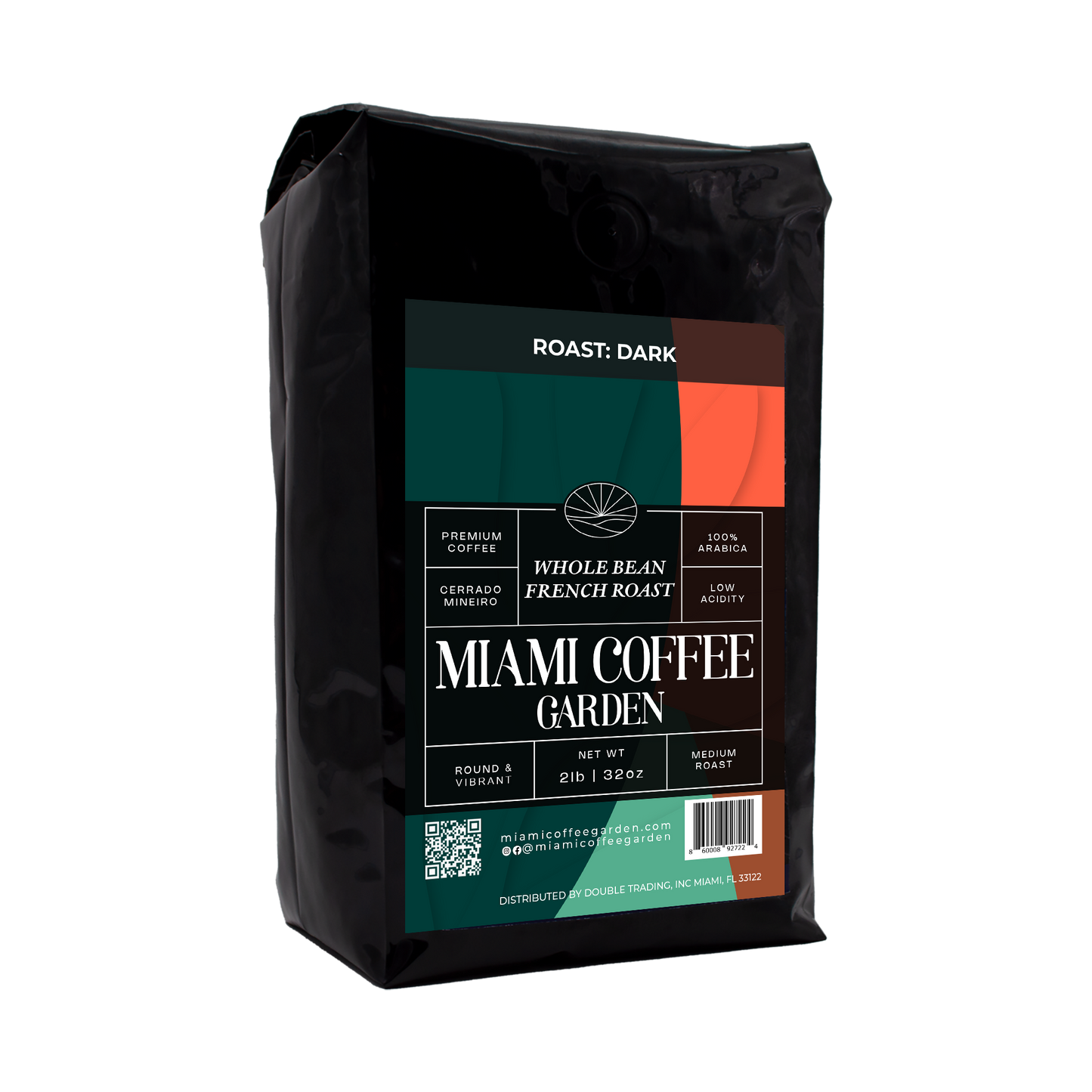 French Dark Roast, Miami Coffee Garden, Whole Coffee Beans, Fresh Roasted