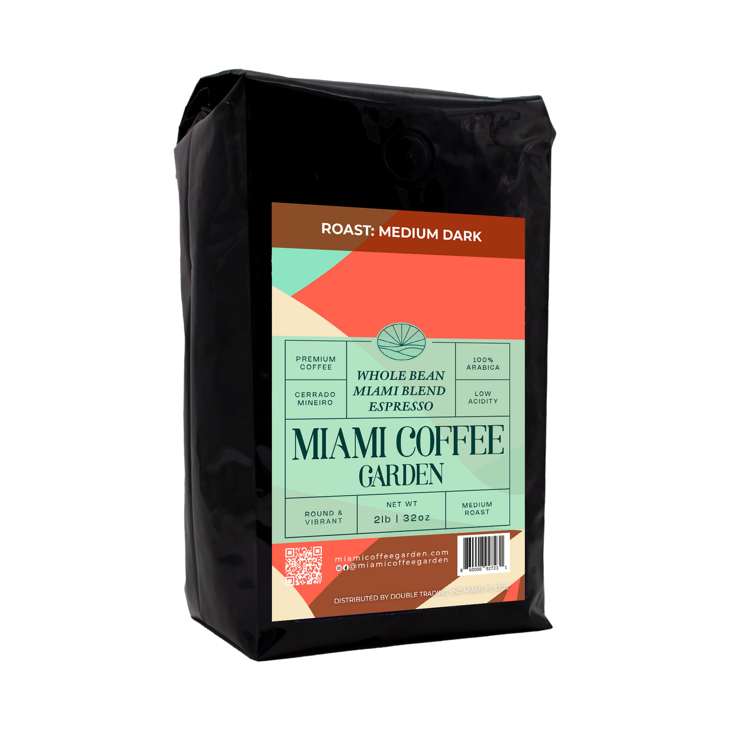 Miami Blend Espresso, Miami Coffee Garden, Medium Dark Roast, Whole Coffee