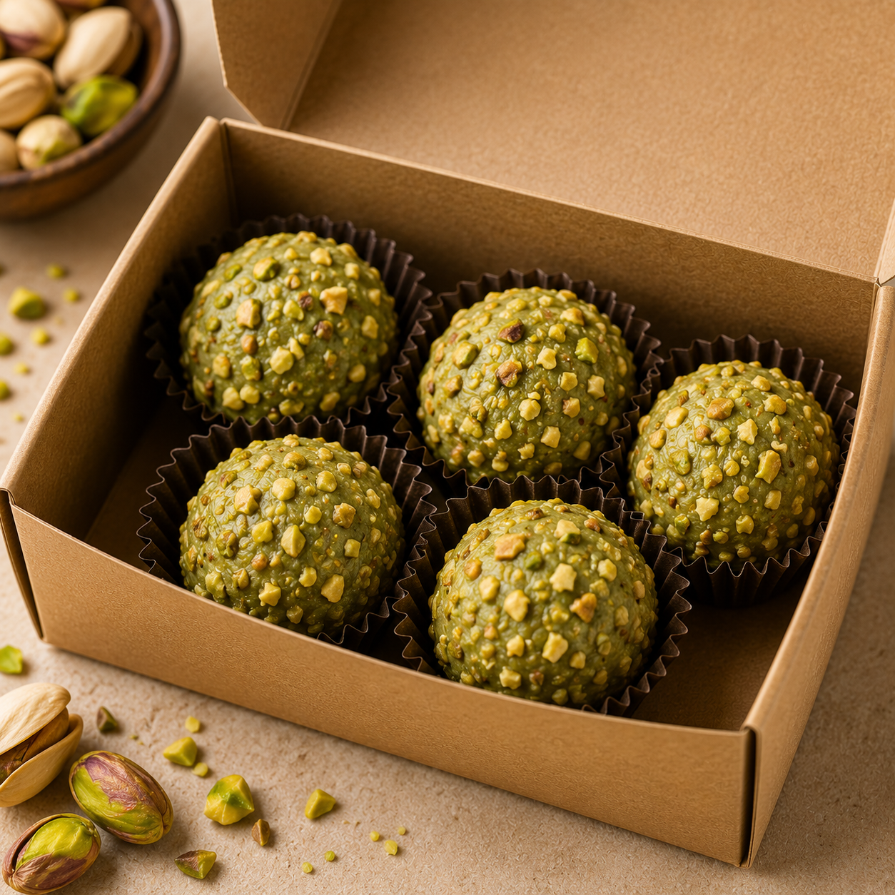 Brigadeiros  Pistachio
