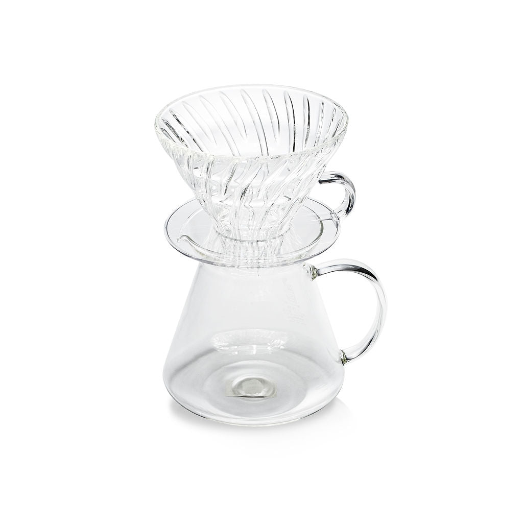 Hario V60 02 Simply Glass Pour Over Coffee Kit